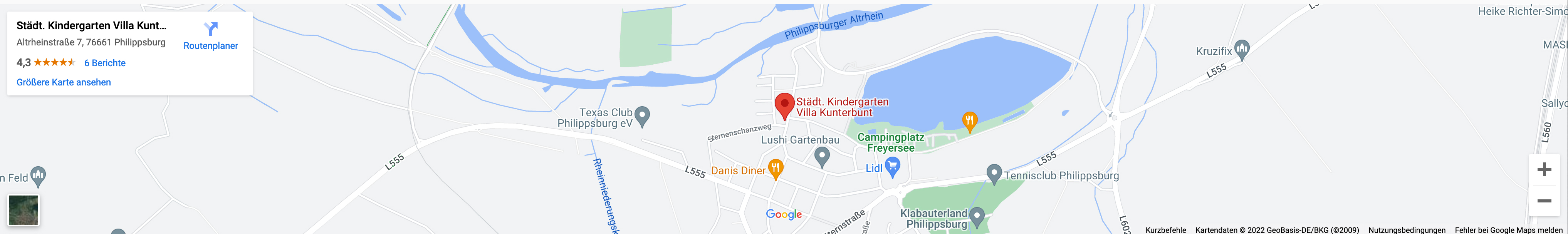 Karte - Standort Kindergarten Villa Kunterbunt